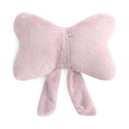 Vankúš v tvare mašle 37x30 cm z kožušiny, svetloružová 135